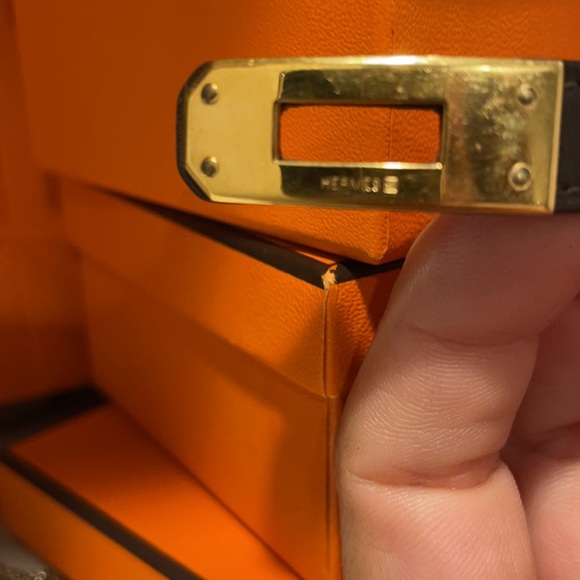 Excellent brown swift Kelly double tour bracelet - Picture 6 of 8